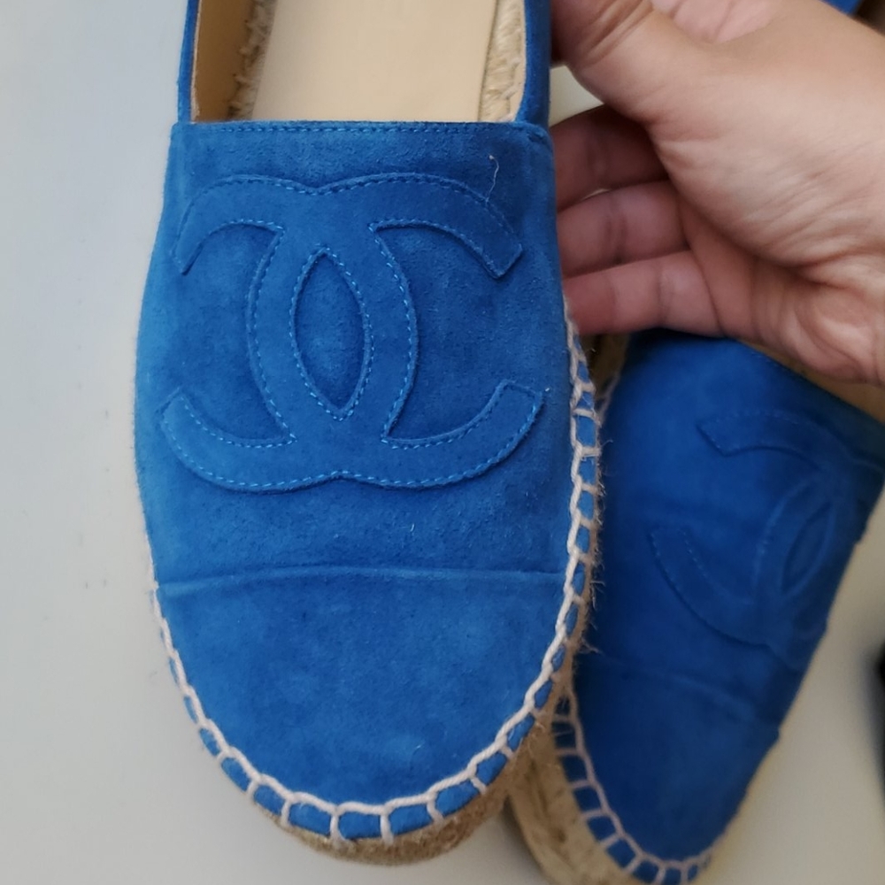 CHANEL Suede Espadrilles 37 - Picture 3 of 14